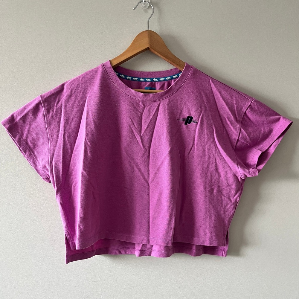 Prince Pickleball Cropped Polo Tee Sporty Orchid Purple XXL Embroidered Logo